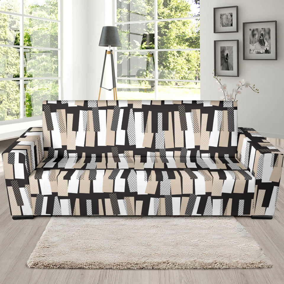 Piano Pattern Print Design 04  Sofa Slipcover