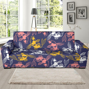 Koi Fish Carp Fish Pattern Sofa Slipcover