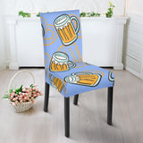 Beer Pattern Dining Chair Slipcover