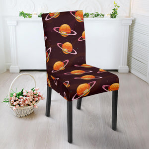 Hamburger Pattern Print Design 05 Dining Chair Slipcover