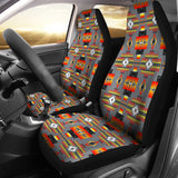 Seven Tribes Gray Set Of 2 Car Seat Covers