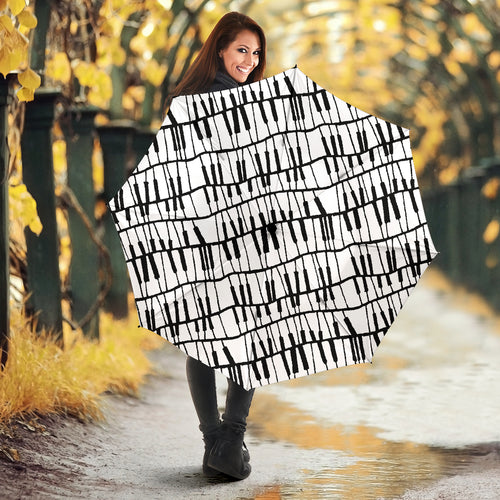 Piano Pattern Print Design 03 Umbrella