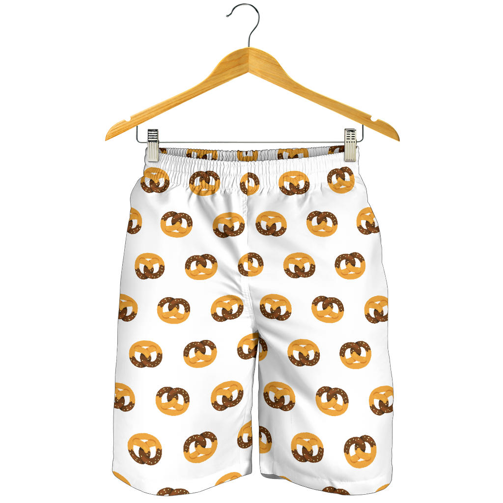 Pretzels Pattern Print Design 02 Men Shorts