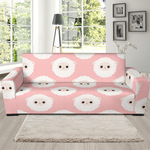 Cute Sheep Pattern Sofa Slipcover