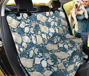 Shell Polynesian Tribal Design Pattern Dog Car Seat Covers