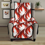 Fire flame symbol design pattern Chair Cover Protector