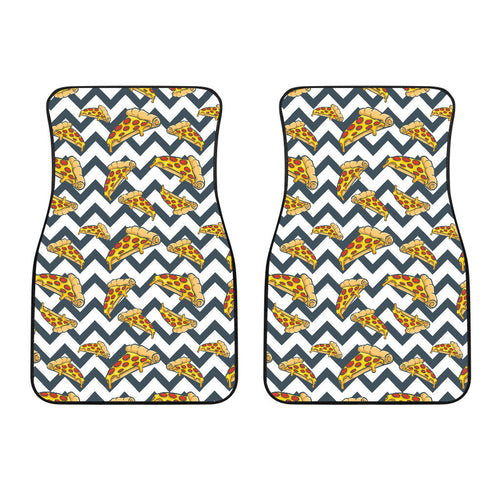 Pizza Design Pattern Front Car Mats