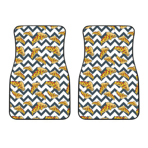 Pizza Design Pattern Front Car Mats