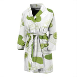 Cucumber Sketch Pattern Men'S Bathrobe