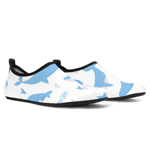 Blue Whale Pattern Aqua Shoes