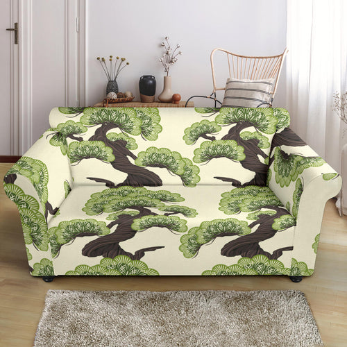 Bonsai Pattern Loveseat Couch Slipcover