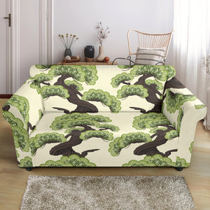 Bonsai Pattern Loveseat Couch Slipcover