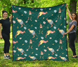 Kangaroo Leaves Pattern Premium Quilt