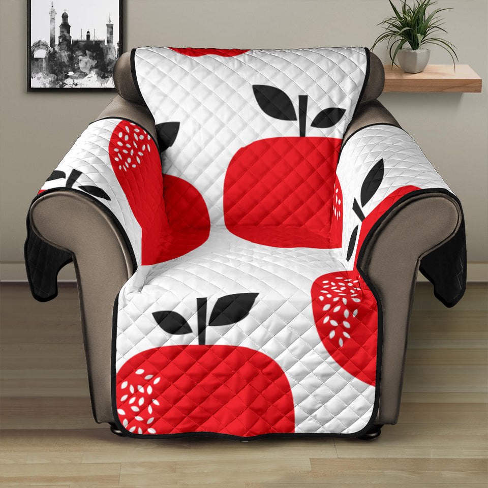 red apples white background Recliner Cover Protector