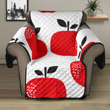red apples white background Recliner Cover Protector