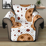 chocolate chip cookie pattern Recliner Cover Protector