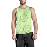 Cucumber pattern Men Tank Top
