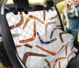 Boomerang Australian Aboriginal Ornament Pattern Dog Car Seat Covers
