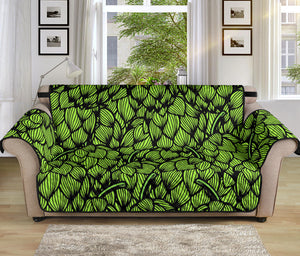 Green hop pattern Sofa Cover Protector