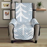 Christmas tree winter forest pattern Chair Cover Protector