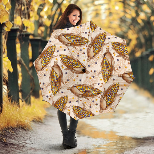 Corn Pattern Print Design 03 Umbrella