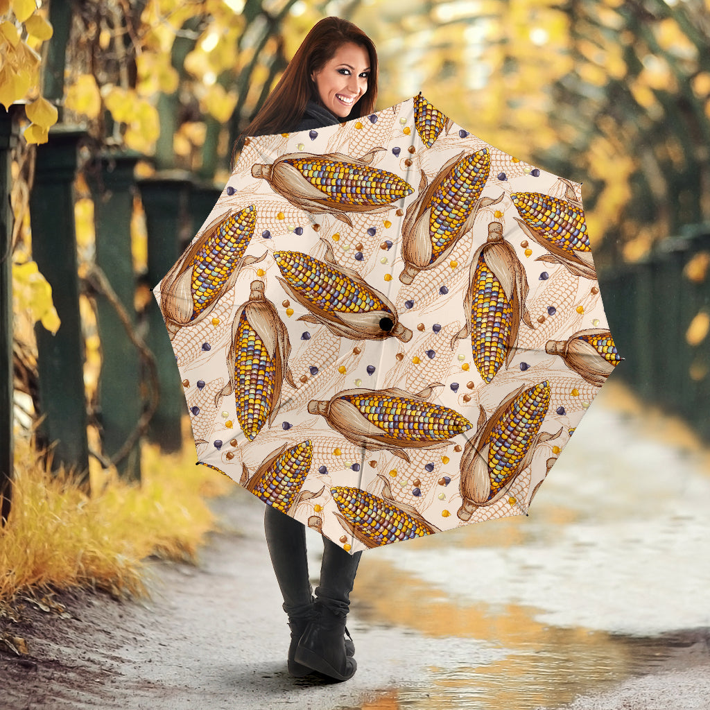 Corn Pattern Print Design 03 Umbrella