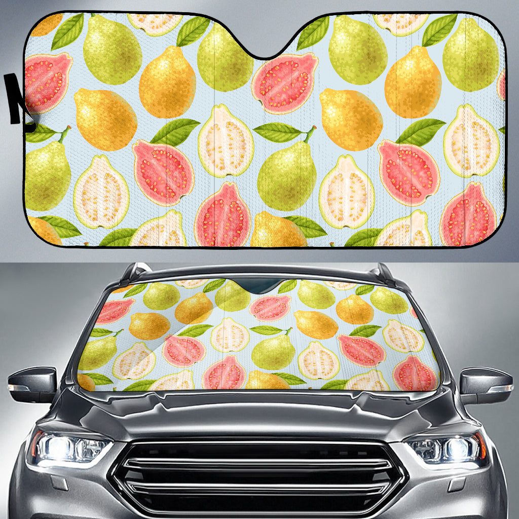 Guava Design Pattern Car Sun Shade