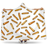 French Fries Potato Pattern Hooded Blanket