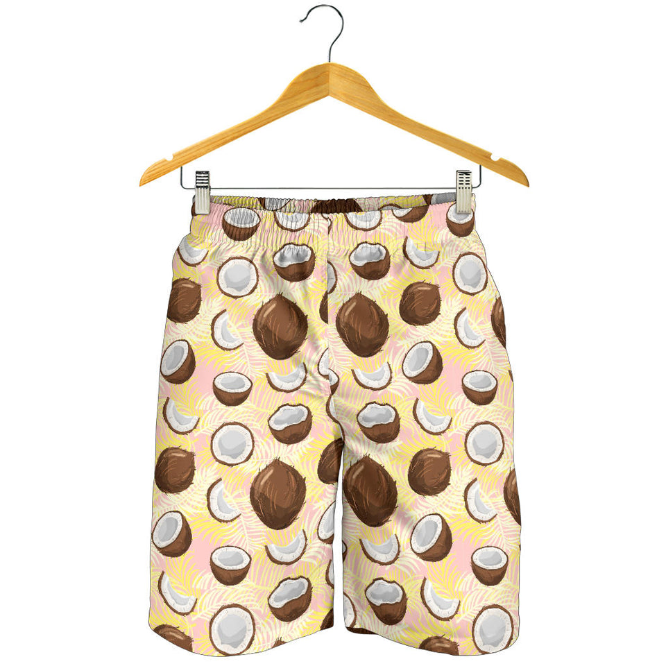Coconut Pattern Print Design 05 Men Shorts