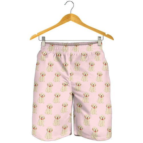 Golden Retriever Pattern Print Design 02 Men Shorts