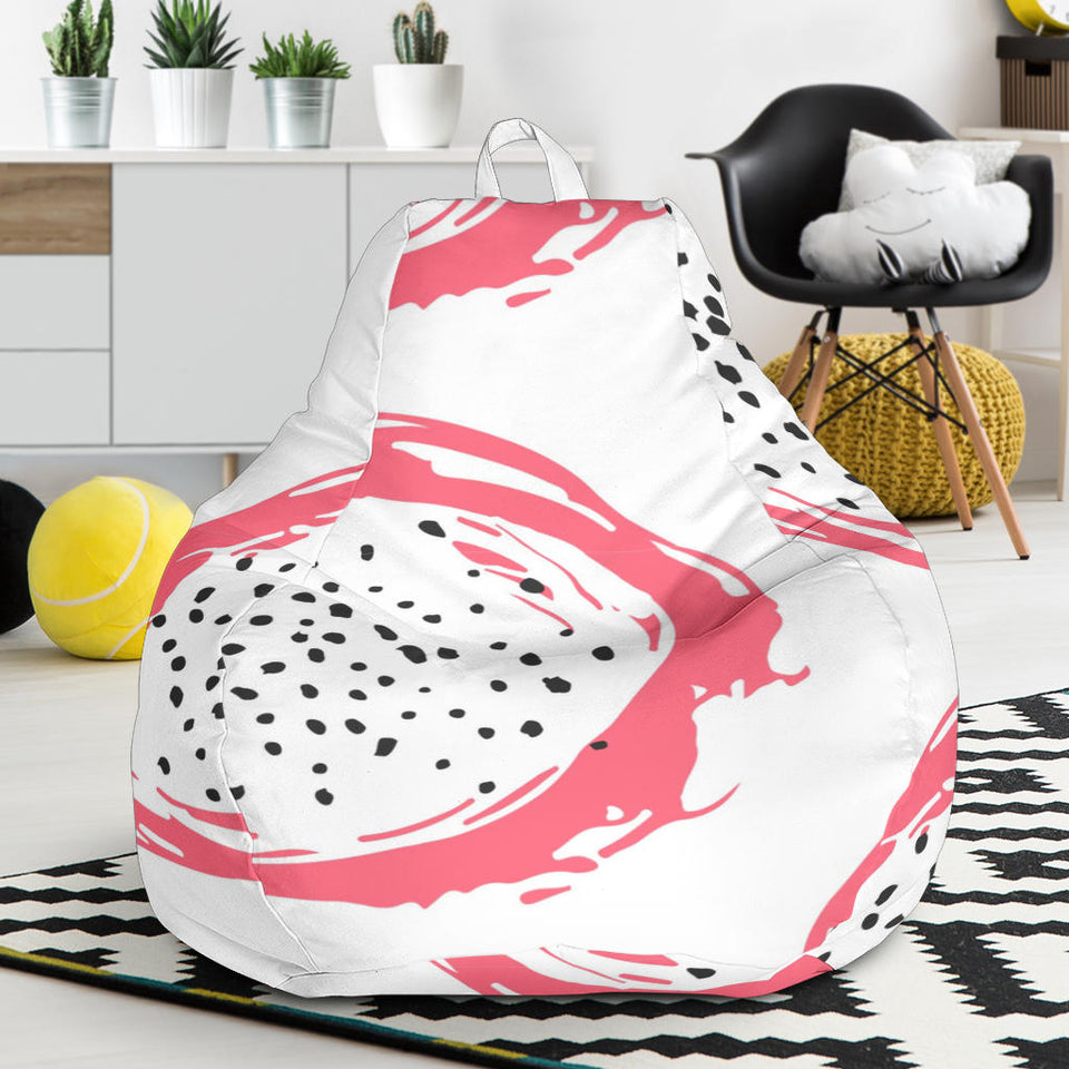 Hand Drawn Dragon Fruit Bean Bag Cover
