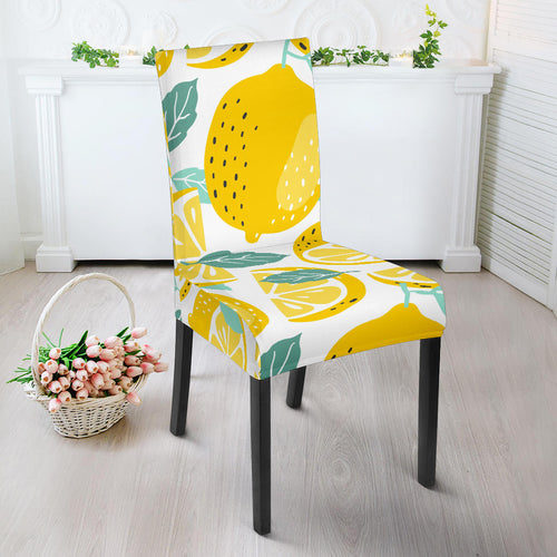 Lemon Design Pattern Dining Chair Slipcover