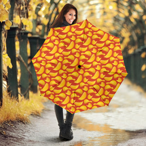 Potato Chips Pattern Print Design 05 Umbrella