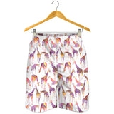 Giraffe Pattern Print Design 02 Men Shorts