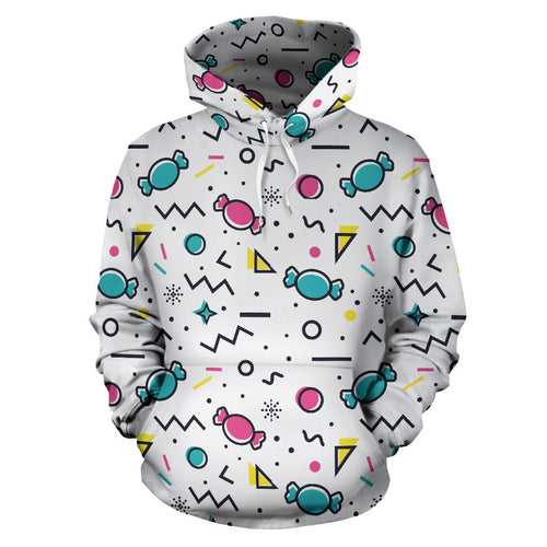Candy Design Pattern Men Women Pullover Hoodie