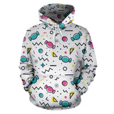 Candy Design Pattern Men Women Pullover Hoodie