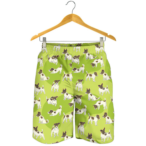 Jack Russel Pattern Print Design 01 Men Shorts