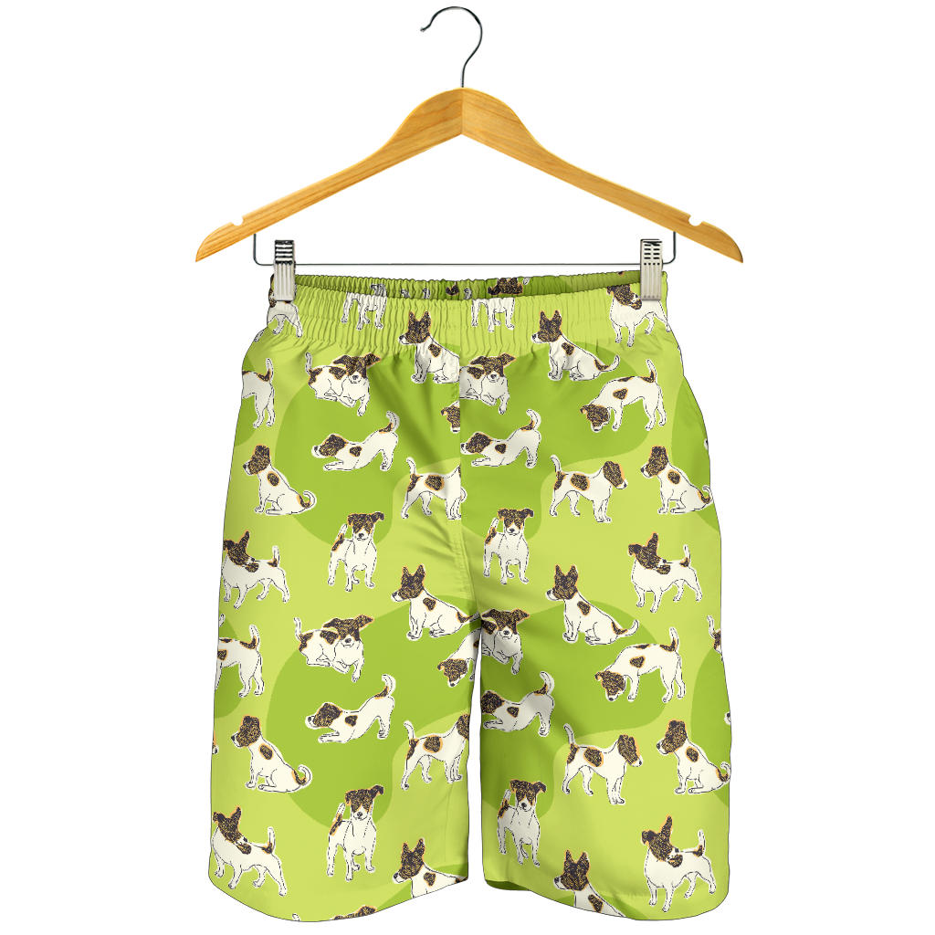 Jack Russel Pattern Print Design 01 Men Shorts