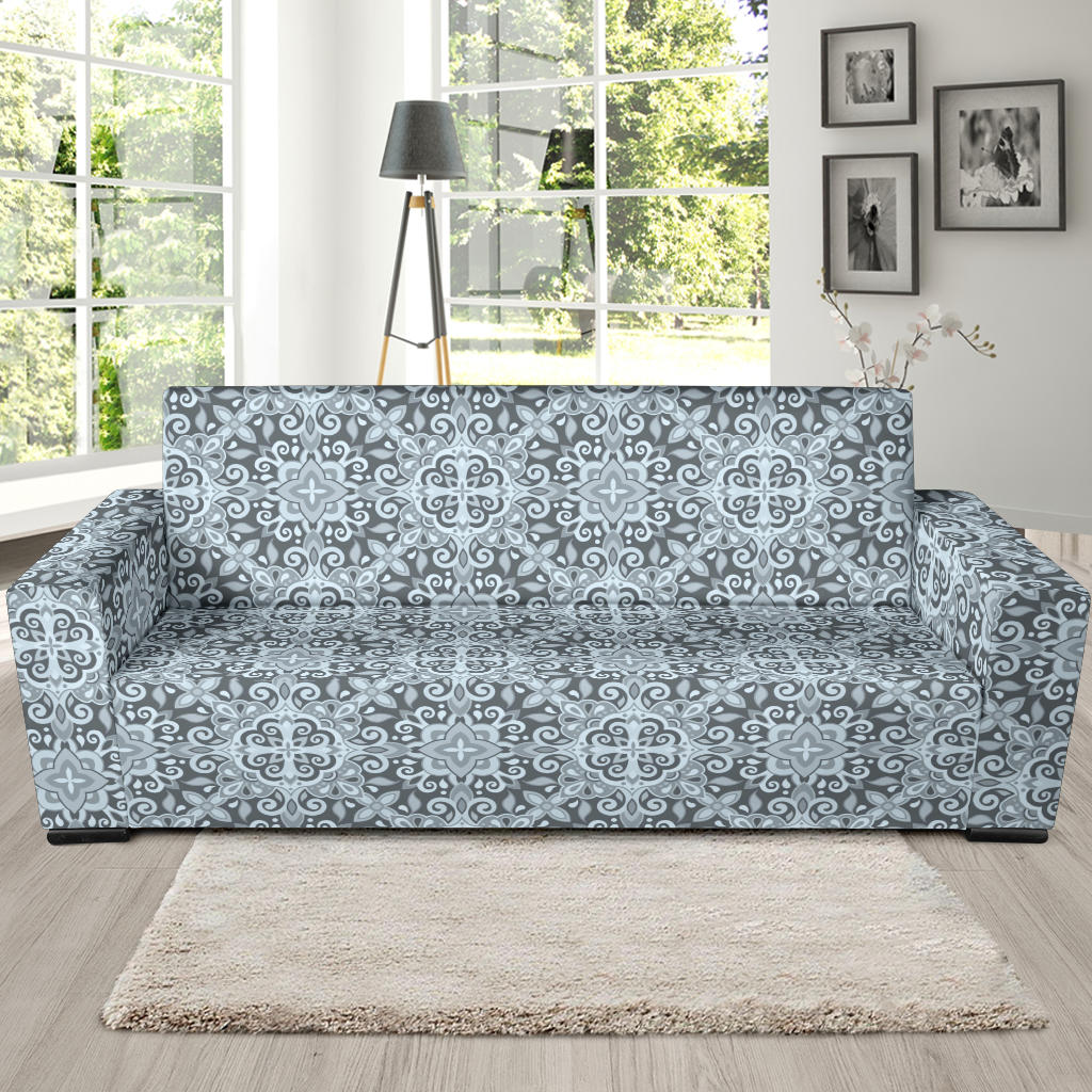 Traditional Indian Element Pattern Sofa Slipcover