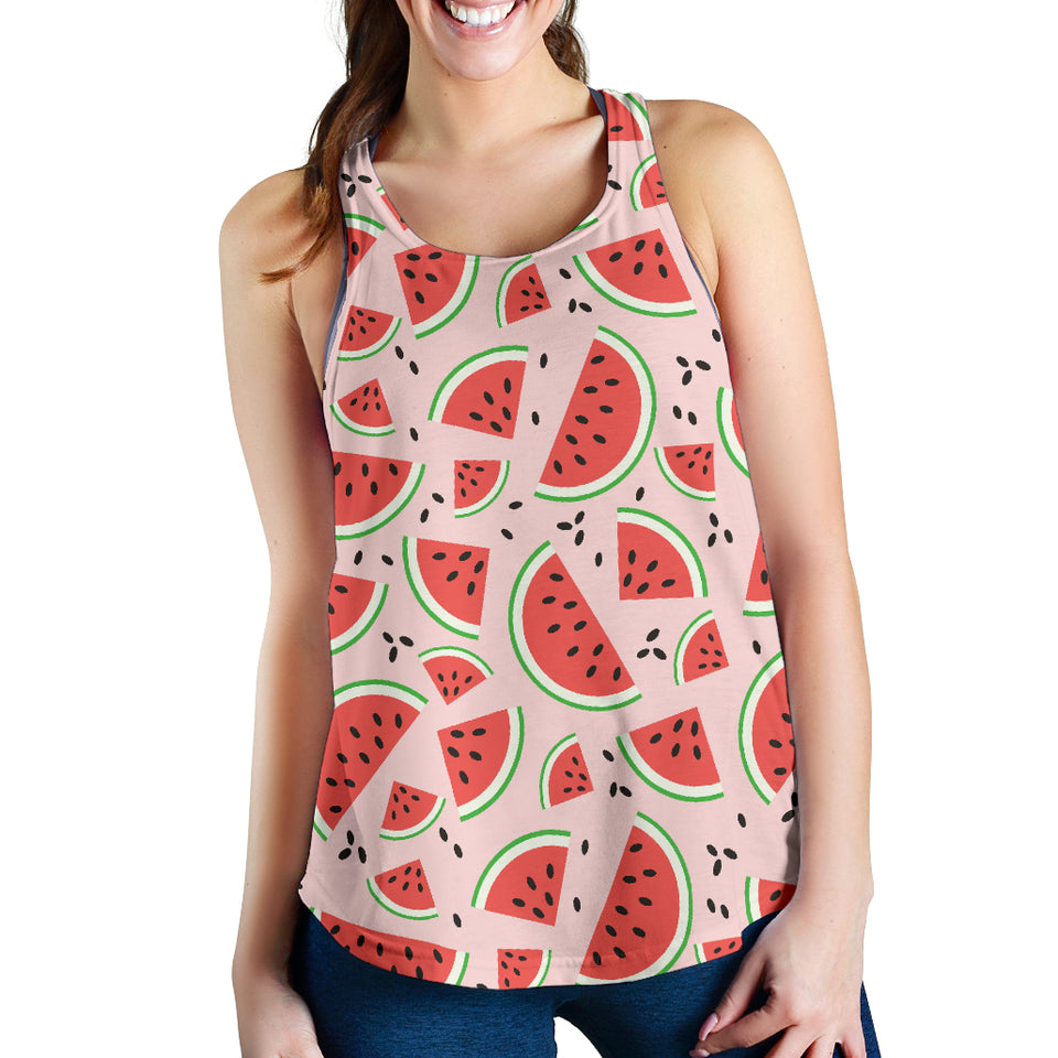 Watermelon pattern Women Racerback Tank Top