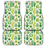 Cactus Pattern Front And Back Car Mats