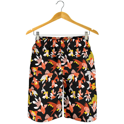 Goldfish Pattern Print Design 03 Men Shorts
