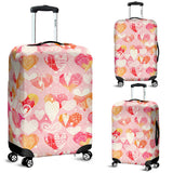 Hand Drawn Heart Design Pattern Luggage Covers