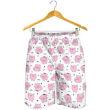 Pig Pattern Print Design 03 Men Shorts