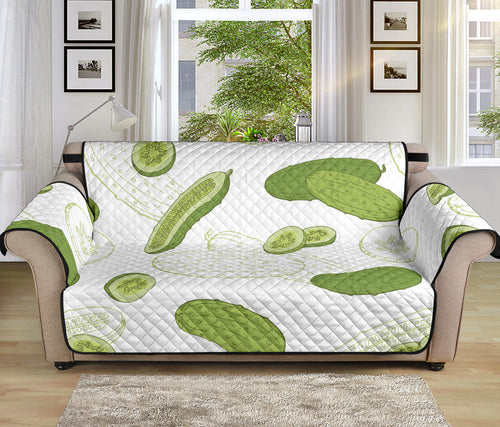 Cucumber sketch pattern Sofa Cover Protector