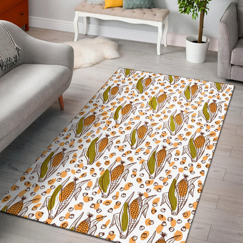 Corn Pattern Print Design 02 Area Rug