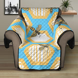 Bee honeycomb pattern Recliner Cover Protector