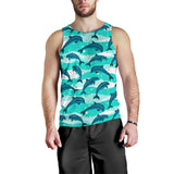 Dolphin sea pattern Men Tank Top