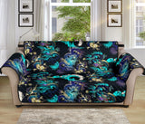 Dragon sea wave pattern Sofa Cover Protector