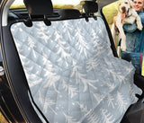 Christmas Tree Winter Forest Pattern Dog Car Seat Covers